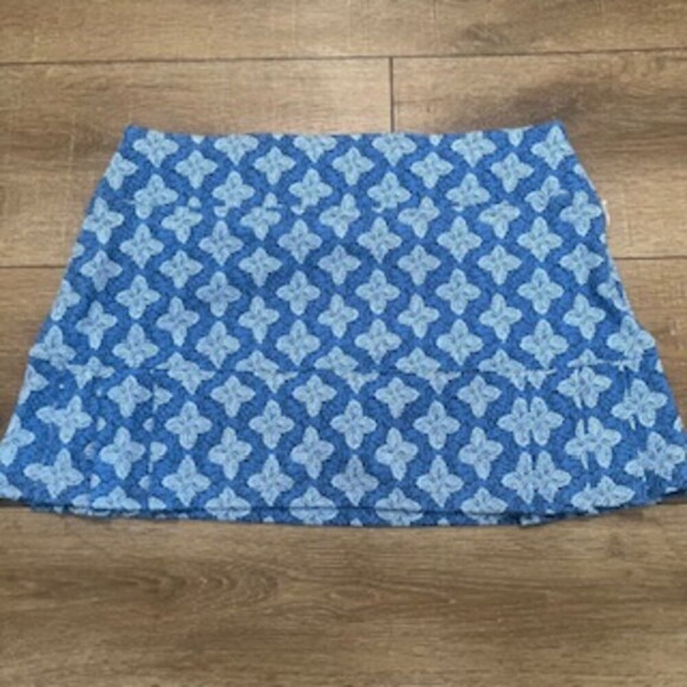 NEW Sigrid Olsen Golf & Tennis Skirt Women’s Sz XL Blue Pleats Skort NWT - Picture 13 of 14